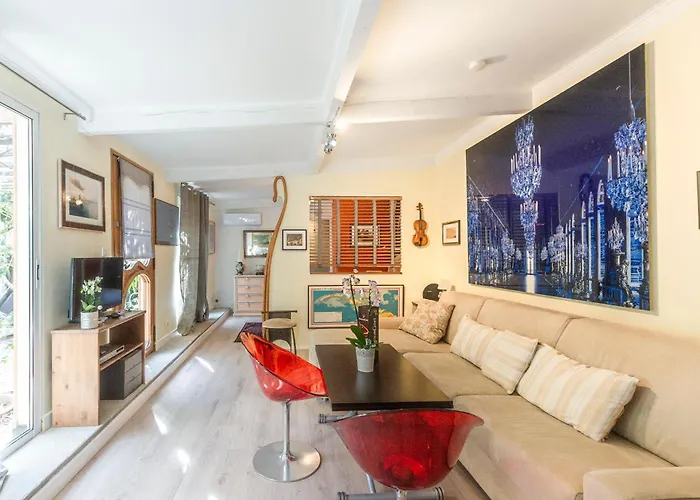 Le Cabanon De Monte-carlo Avec Jardin Prive アパート