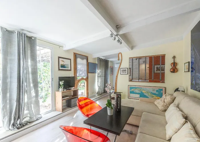 Le Cabanon De Monte-carlo Avec Jardin Prive アパート *